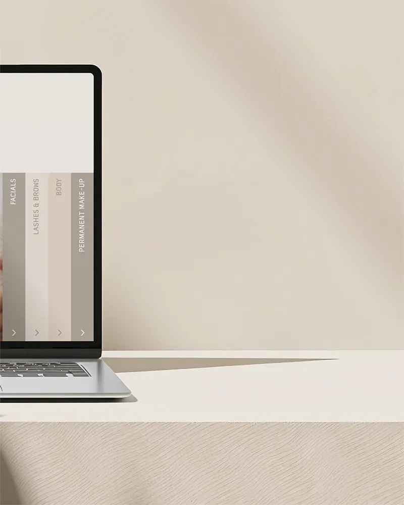 Website warm, einladend und korrekt – visuelle Qualität als Versprechen für die Qualität der Behandlungen.